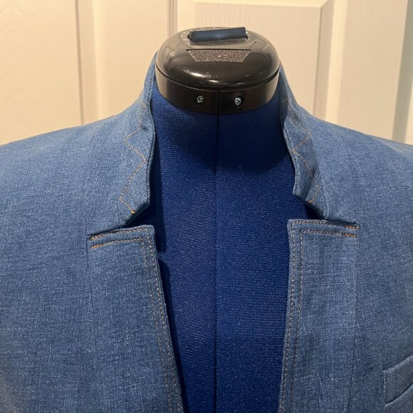 NWT Veronica Beard Amika Vest (Cosmo Blue) Size 10 US (Matching Pants in Closet) - Picture 8 of 11